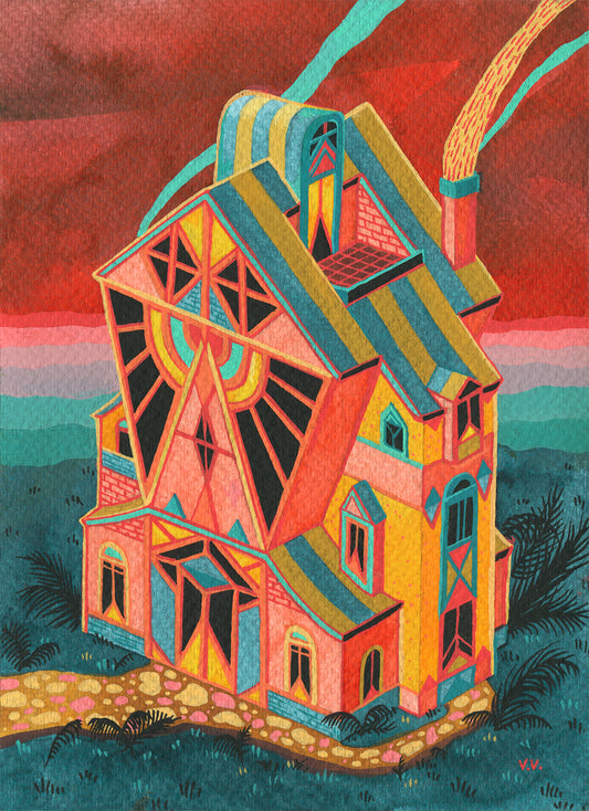 Sun House - Original Painting